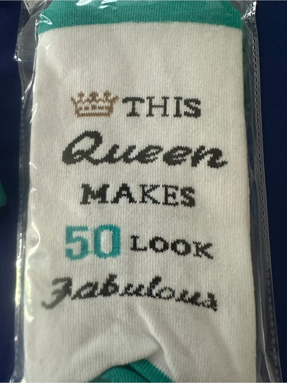 50th birthday set (invites and gifts)